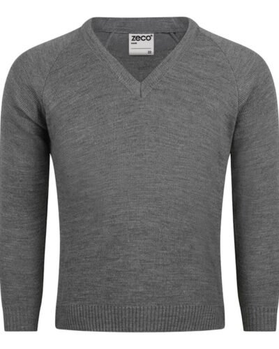 Knitted V-Neck Jumper